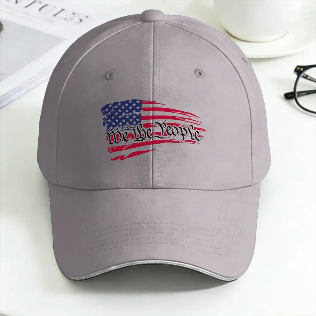 We The People Th USA University Baseball Cap Outdoor Gym Hot Sale Trucker Hat Unisex Adult Casual Design Baseball Caps
