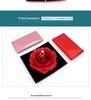 Scatola Portagioie Creativa a Forma di Fiore di Rosa Rotante per Anelli e Collane - Regalo di San Valentino.