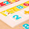 Montessori Addition And Subtraction Of Numbers Math Toys For Toddlers Color Cognition Learning Board Toys Wooden Counting Game