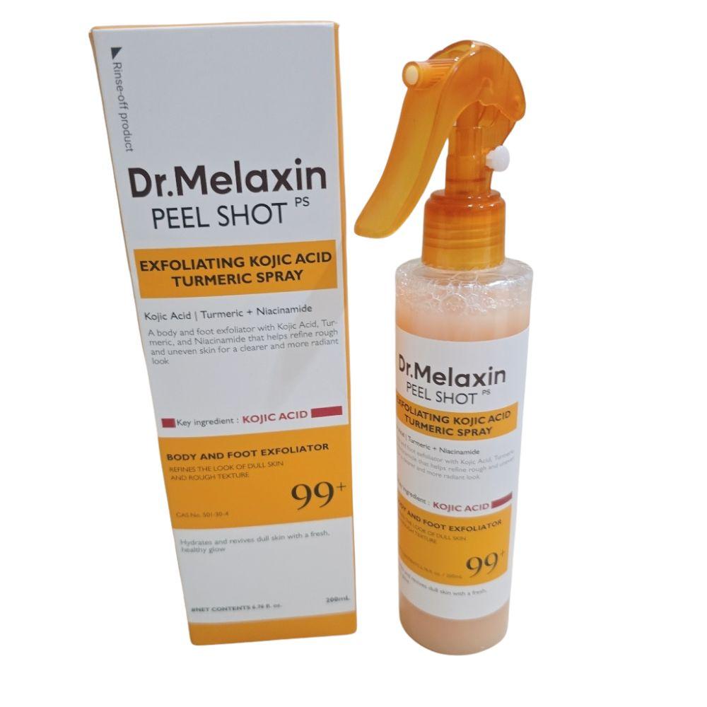 

Dr.Melaxin - Peel Shot Exfoliating Kojic Acid Turmeric Spray 200ml 200ml / 6.76 fl. oz.