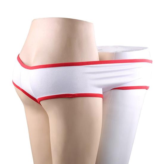 Elastic Double Erotic Panties Couple Flirting Underwear Sex Toy Valentines Gift