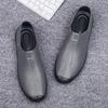 Genuine Leather Men Loafers Moccasins Men Business Dress Shoes Handmade Leather Shoes Men Flats
