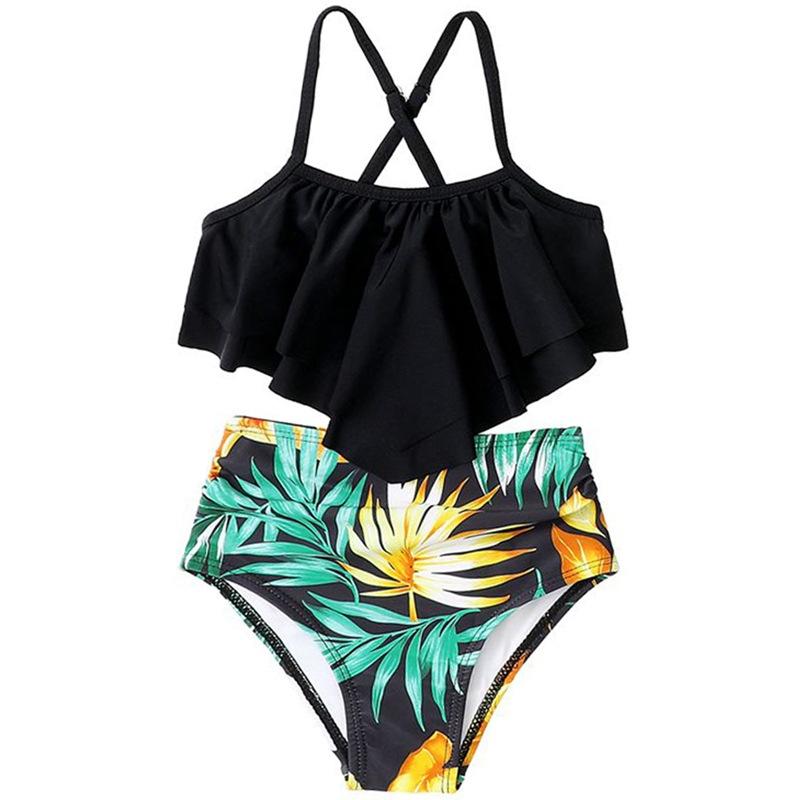 

Новий купальник для дітей New Xingcheng з русалкою, нейлоновий, високоеластичний, з принтом, дитячий, для батьків і дітей, роздільний купальник для дівчаток 164