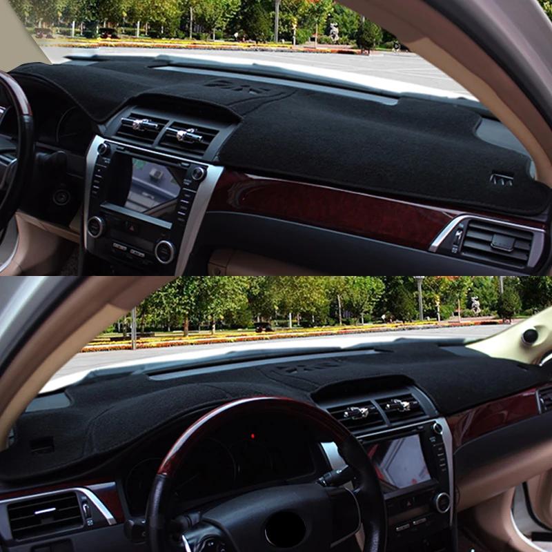For Toyota Camry 50 XV50 2012~2017 Car Console Non-slip Mat Dashboard Sunshade Anti-UV Anti-Dirt Carpet Pad Interior Accessories