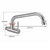 Easy Installation Wall Mounted Faucet 304 Stainless Faucet 304 Stainless Steel