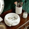 Cat Shaped Storage Tray 3D Printed Desktop Ornament Large Capacity Jewelry Tray Dressing Table
