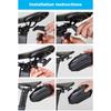 0.8L Bicycle Saddle Bag Quick Release Bike Seat Rear Tool Pouch Mountain Bike Saddle Storage Bag for Outdoor Cycling