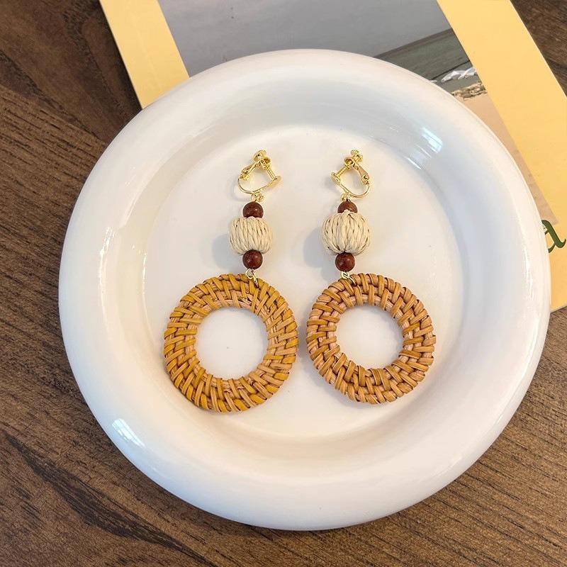 Enkle og øreløse dame øreklips, High-end følelse, Nisjedesignfølelse, Perleøredobber Smykker, Allsidige temperamentøredobber