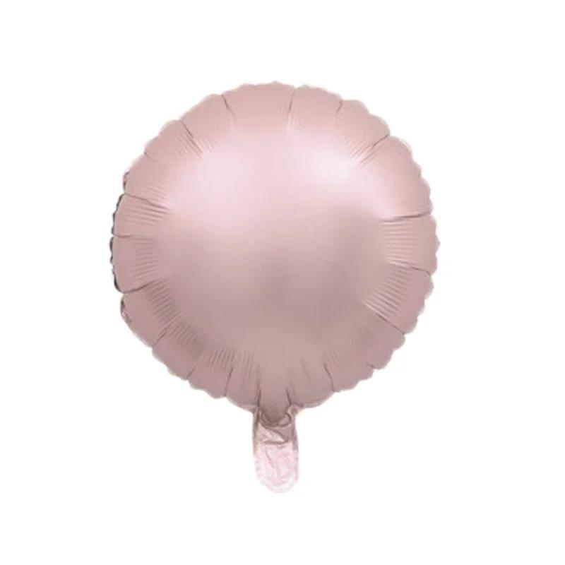 3Pcs 18inch Cream Heat Foil Balloons Green Baby Pink Blue Brown Heart Helium Globos for Birthday Baby Shower Party Decor