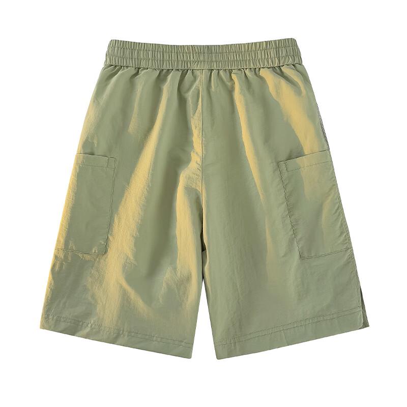 Fengxun Men's Ice Silk Quick-Dry Summer Casual Shorts