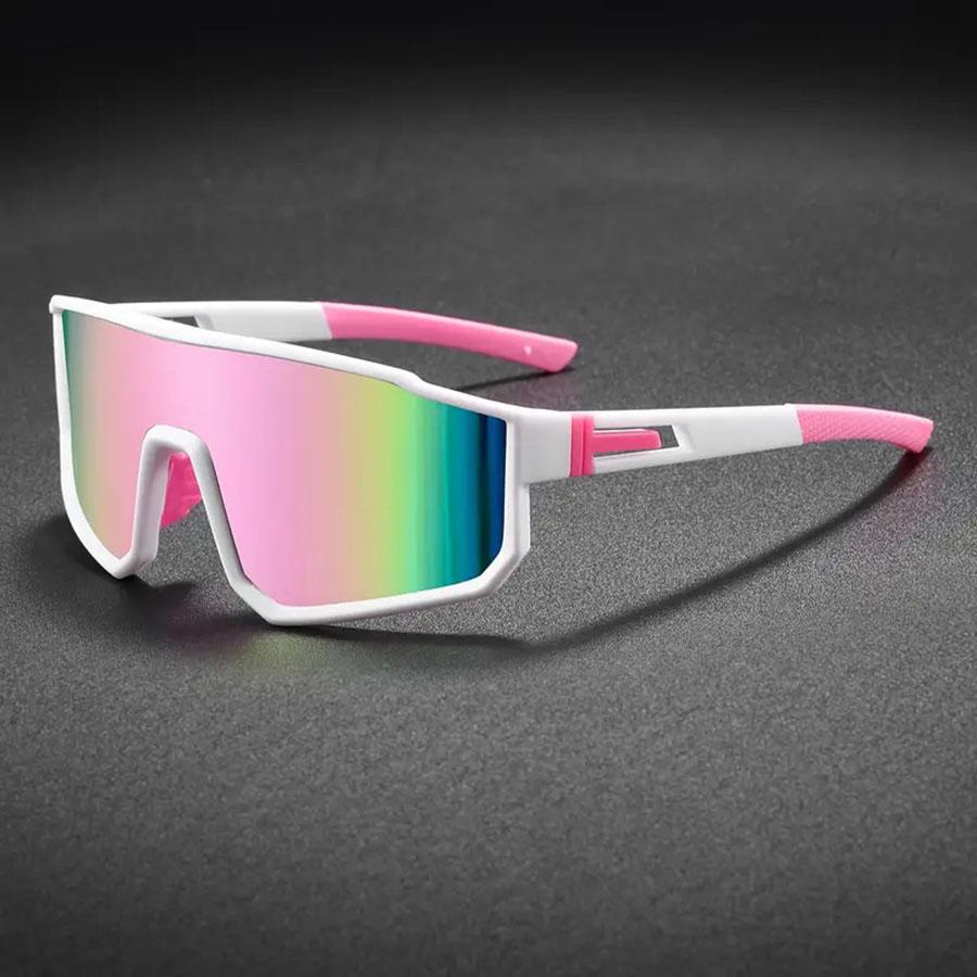 Herren Übergroße Radbrille für Herren Fahrrad Winddicht Bunt Beschichtet Sonnenbrille Outdoor-Sportarten Motorcyc
