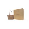 Coach City Zip Tote 30 Vintage Print Zipper Closure Canvas With Leather Tote Bag Shopping Bag Handheld Shoulder Bag Large Women Tote 58292-IMBDX