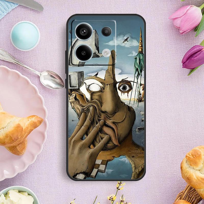 Salvador Dali Art Phone Case For Redmi Note 13 9 10 11 12 Pro Plus 10S 11S 12S Redmi 12 9C 10C 12C 13C Cover