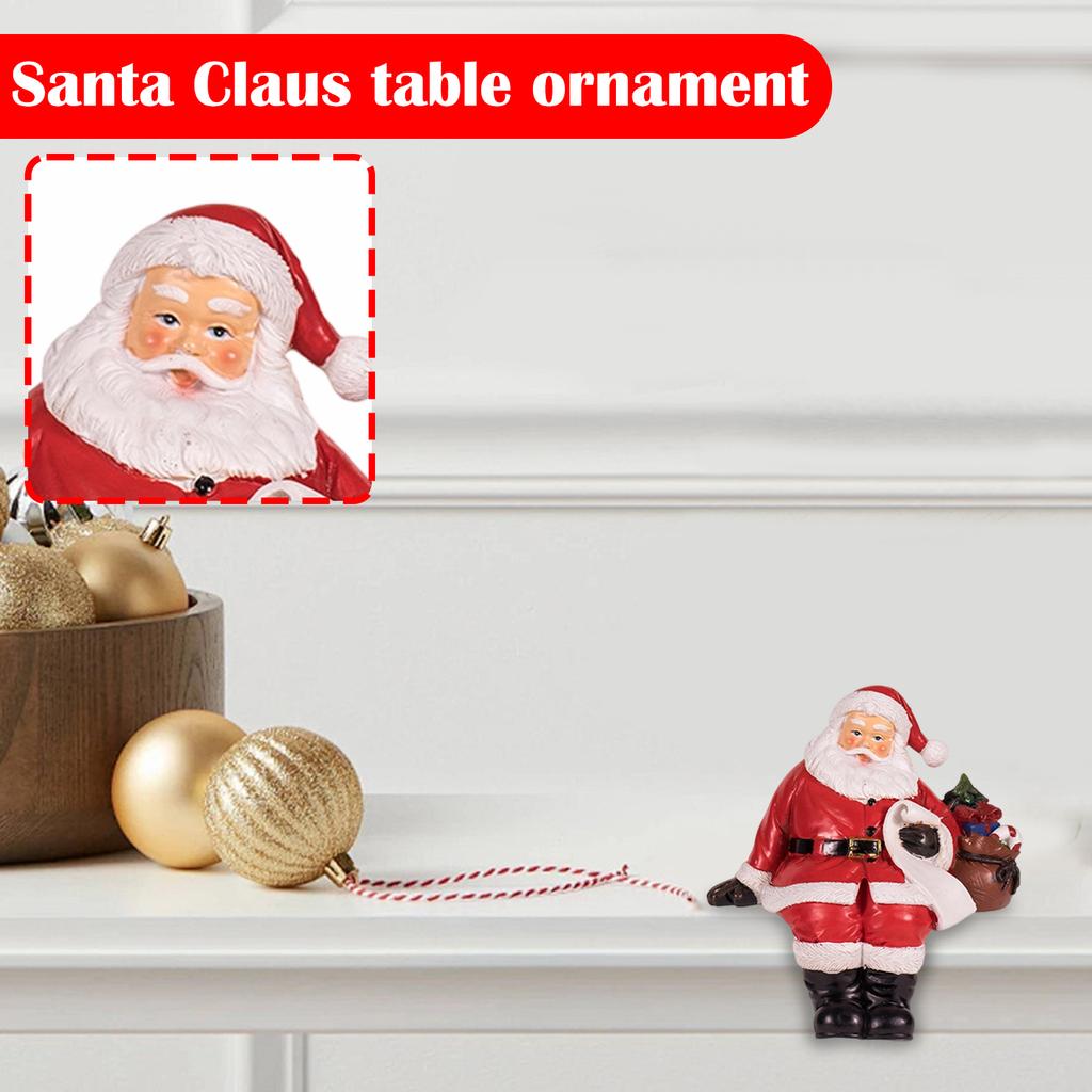 Santa Claus/ Table Ornaments Home Christmas Gift Scene Christmas Decorations Resin Crafts