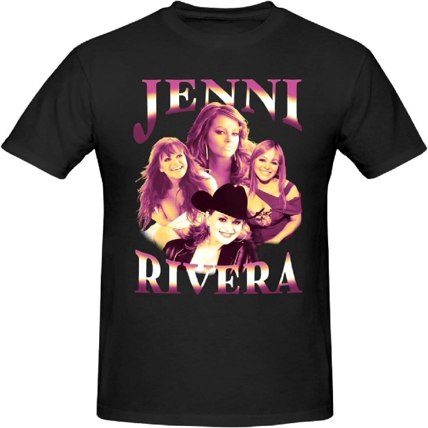 

Дженни Музыка и Ривера Футболка Повседневная Хлопок Круглый Вырез Короткий Рукав Топы Унисекс Футболка с Принтом Черный XXXXXL чёрный