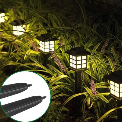 20Pcs Solar Lamp Replacement Stakes Pathway Lights Spikes High Strength Anti-Rust Easy To Install LED Solar Lights Replacement Stakes