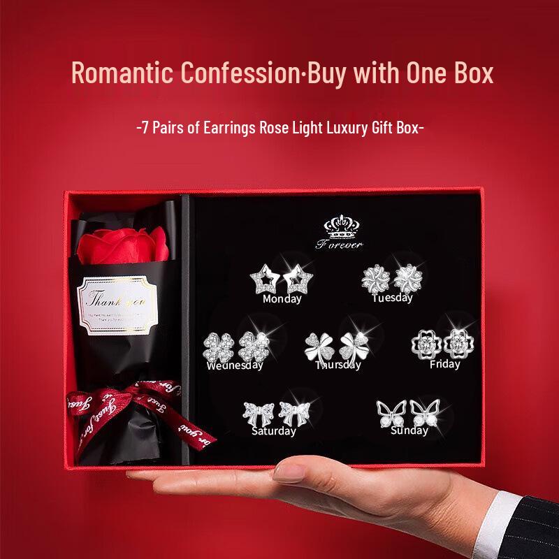 Sterling Silver Butterfly Stud Earrings - Light Luxury Set for Girls, Perfect Holiday or Birthday Gift