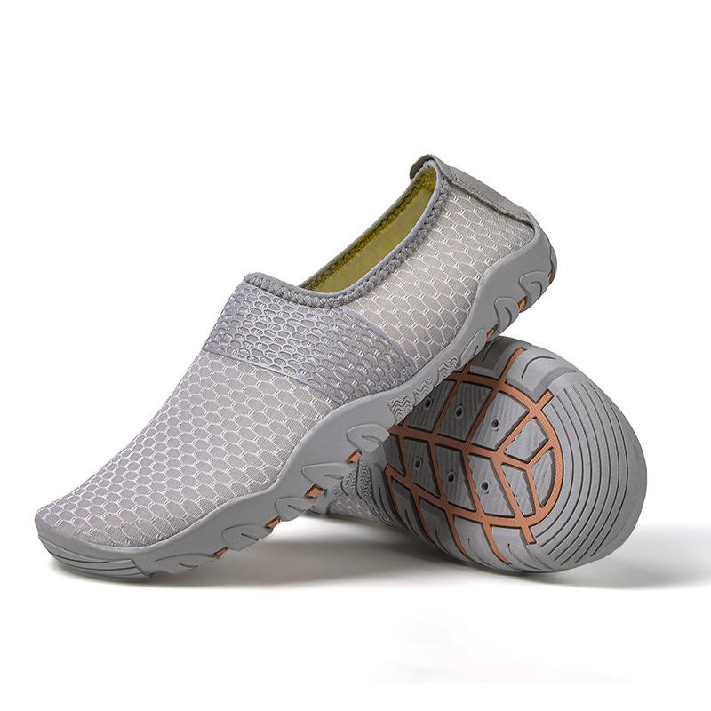 Мужская и женская обувь для воды, быстросохнущая пляжная обувь для плавания, обувь Aqua Barefoot 35 серый