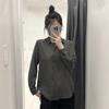 1116 Women's Fancy Long Sleeve Shirt Thin Air Conditioning Shirt Easy Care Commuter Versatile Business Shirt 169117
