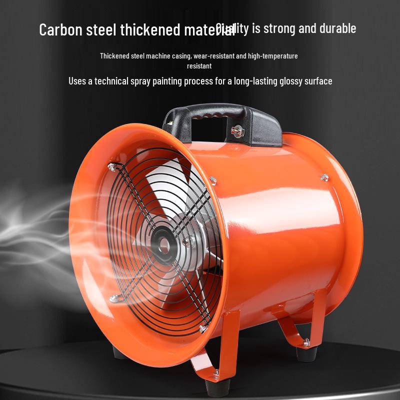 220V Portable Axial Fan: Household & Industrial Ventilation Exhaust Blower
