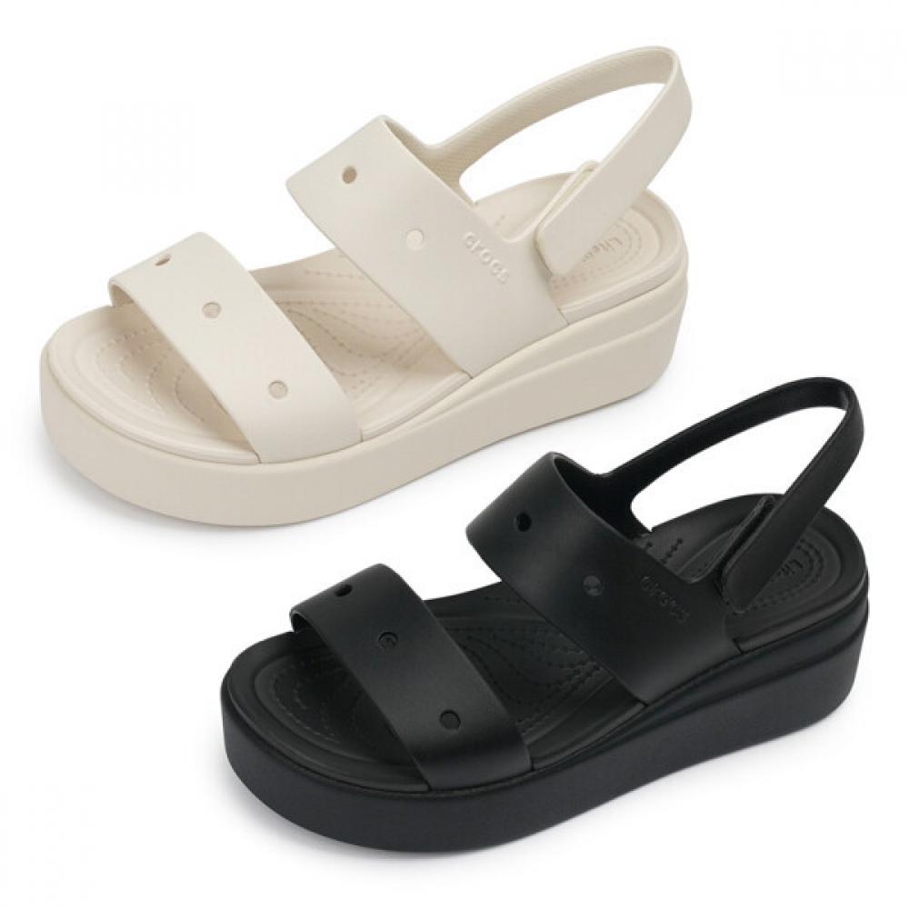 

Crocs Brooklyn 4u Clog Sandals Choose 1 Of 2 210676001(BLACK)/230
