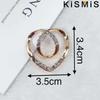 1PC Corner Knot Buckle Scarf Brooch All Match Artifact Shirt Hem T Shirt Womens Decorative Jewelry Accessory