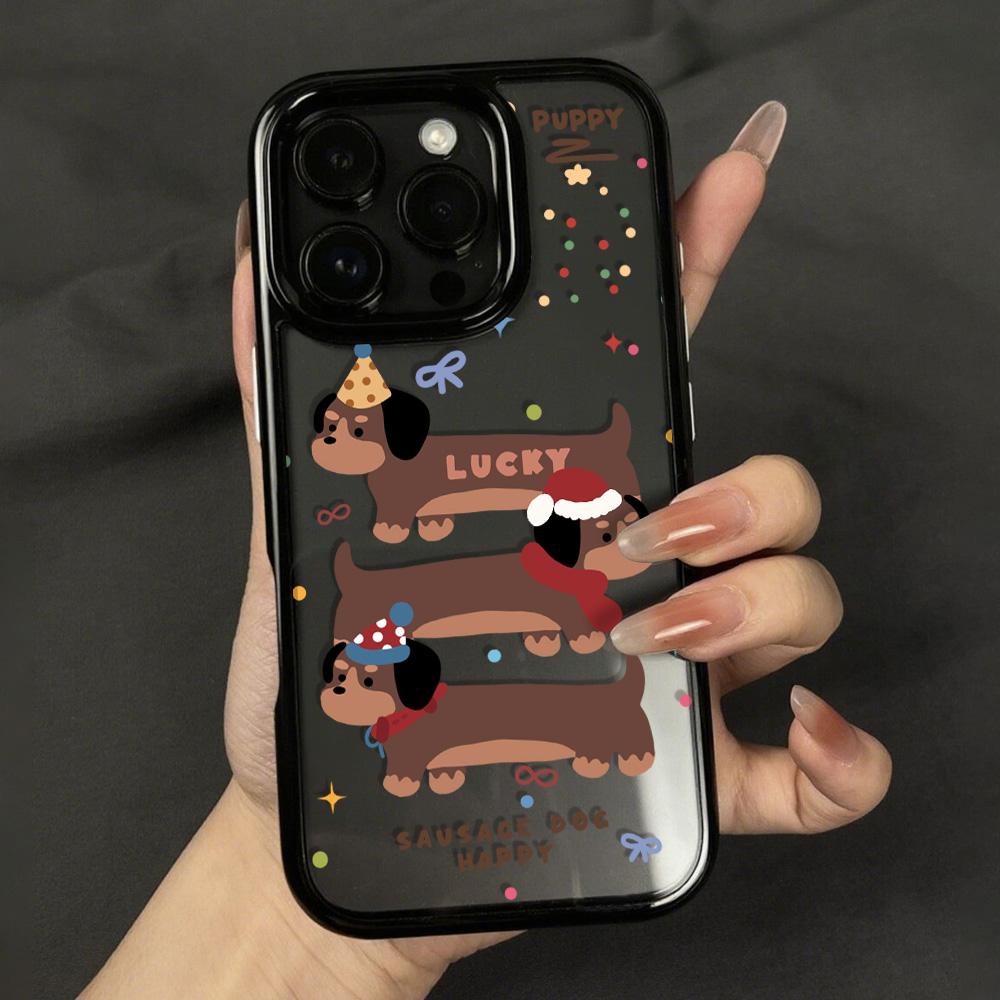 Acrylic Phone Case for iPhone 11 12 13 14 Pro 12 14 16 Pro Max for Samsung A16 A36 A56 S24 FE High-quality Painted Anti-fall Mobile Phone Case