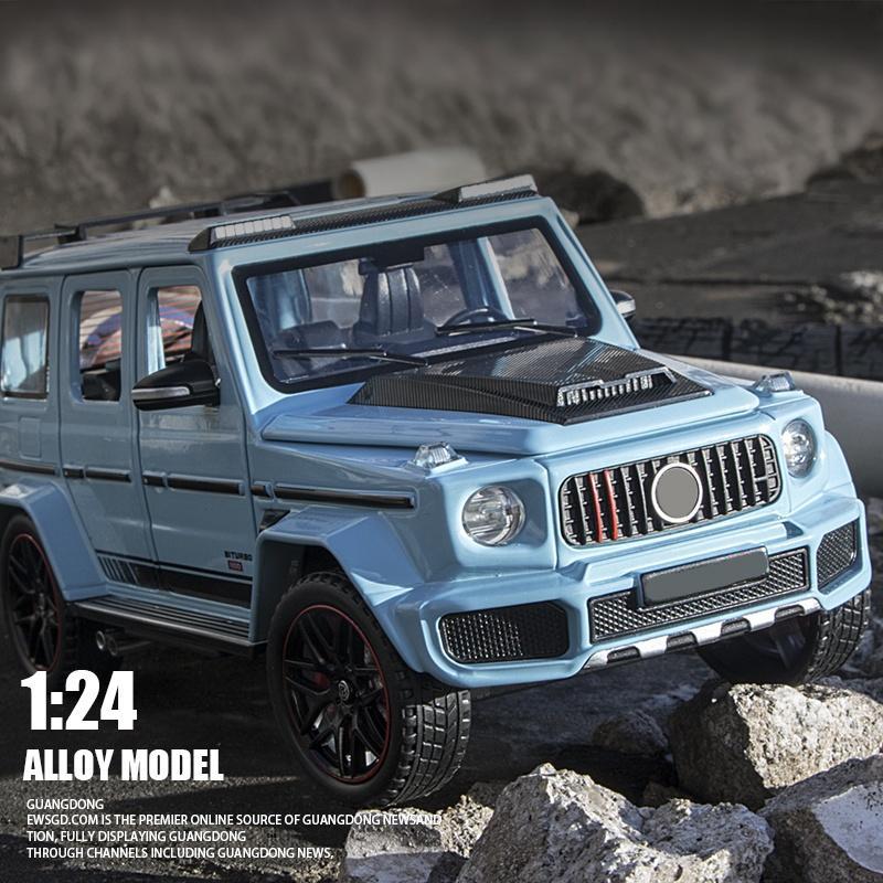 1:24 Mercedes Benz G800 Alloy Metal Diecast Model Car Sound And Lig High Simulation Home Trendy Ornaments Collection Hobby Gift