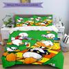 3pcs Duck Family Picnic Bedding Set Includes 1 Quilt Cover and 2 Pillowcases, Comfortable S038