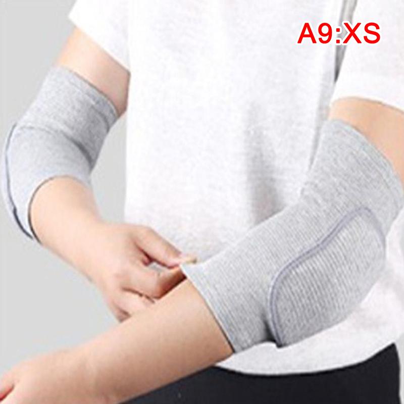 

2 шт. эластичные налокотники утолщенные губчатые защитные налокотники защита для баскетбола XS серый