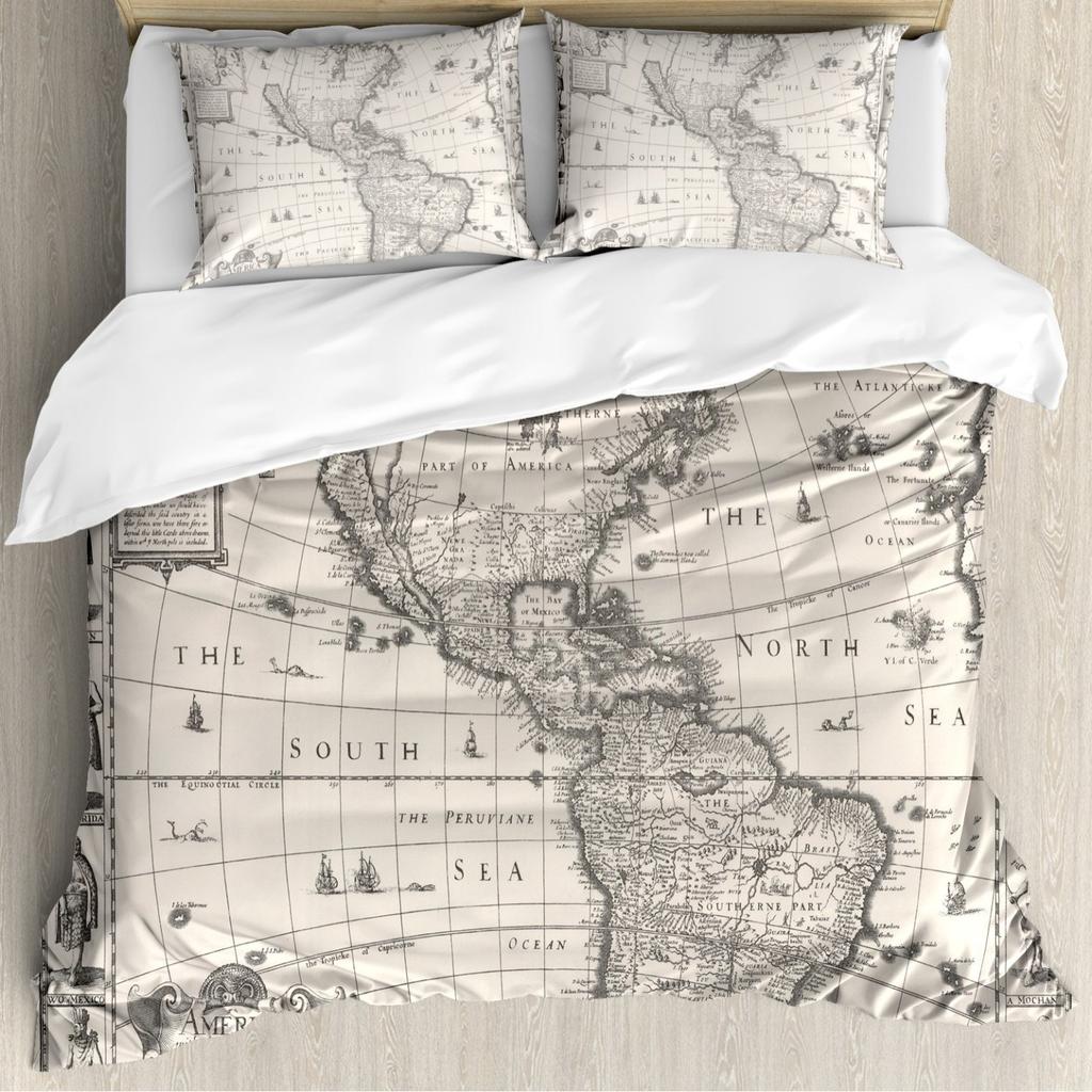 Daisy Flower Three-Piece Quilt Cover 3D Digital Printing Bedding Set Bed Cover