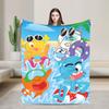 The Amazing World Of Gumballs Blanket  Picnic Flannel Throw Blanket For Couch Bed Warm Soft Design Quality Bedspread Gift Idea