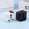 US 2 Pin Plug Adapter Converter AC100~250V 10A With Main On/Off Switch LED Indicator WSA-6 Electrical Plug Adapter