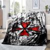Resident Evil Theme Printed Blanket - Perfect for Couch, Bed, Travel & Outdoor Use | Machine Washable, Cozy & Durable.