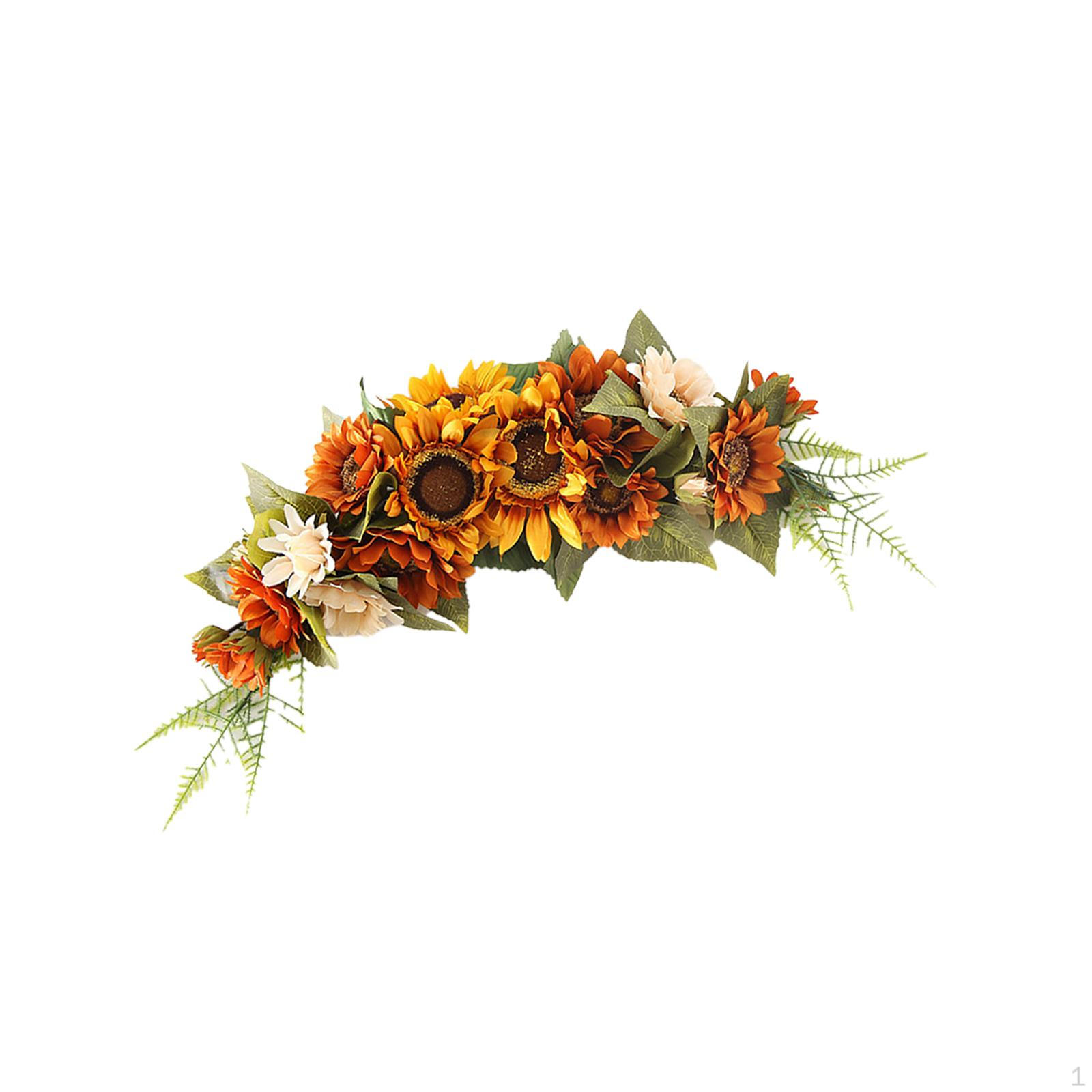 

Floral Swag Rustic Wedding Arch Flowers for door Window Restaurant
