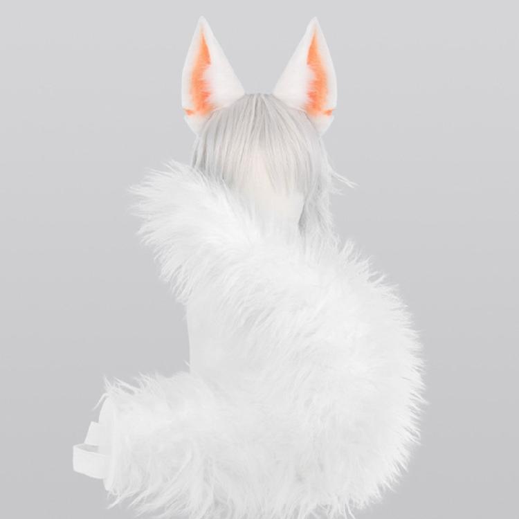 Vlk Kočky Lišky Ocas Kočičí Uši Čelenky Halloweenská Vánoční Večírek Kostým Hračka Dárek pro Ženu Muže Cosplay