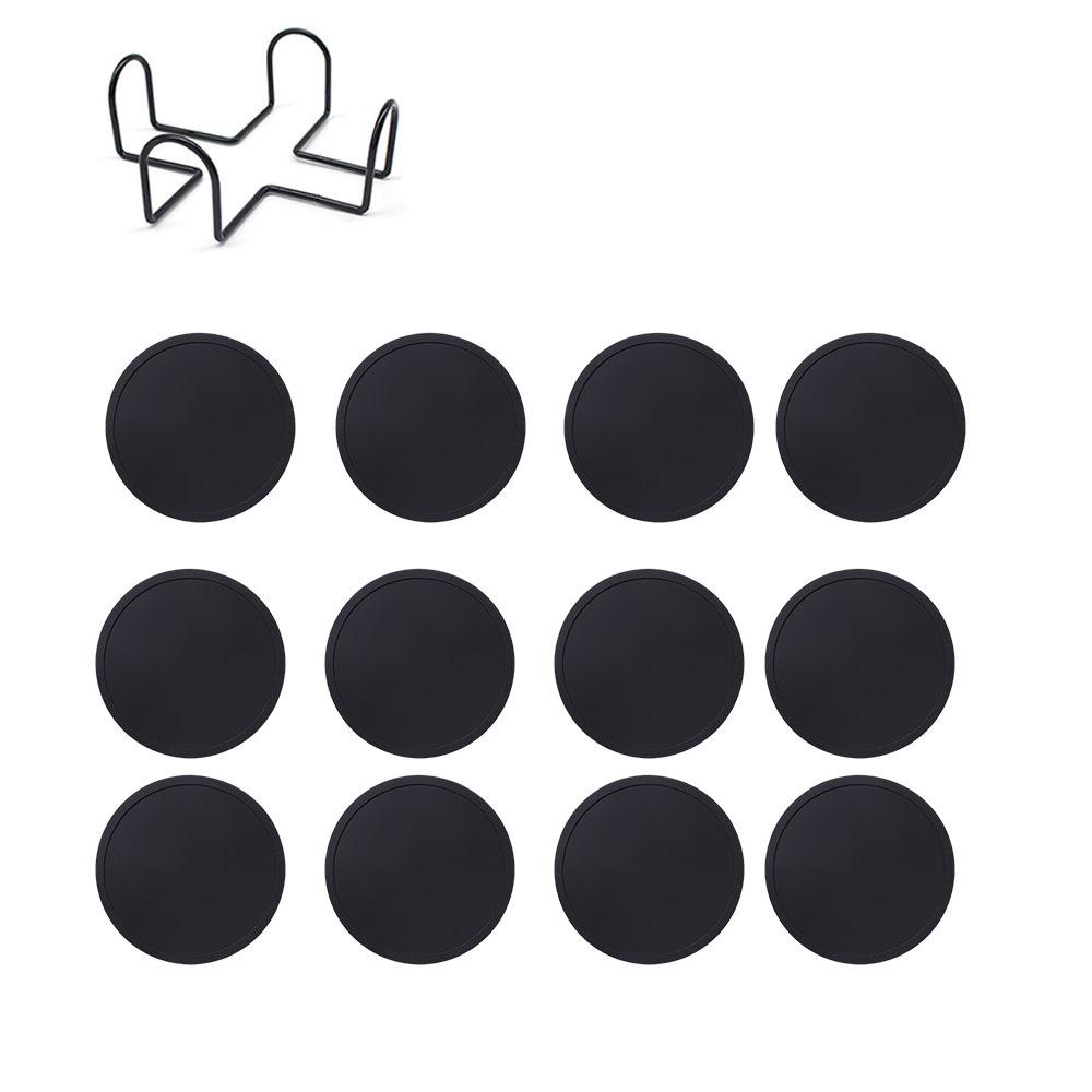 12Pcs Heat Resistant Drink Coasters 10cm Diameter Table Placemats  Coffee Mug Protection