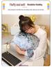 Soft Osaka Mother and Baby Sea Lion Plush Toy - Marine Animal Pillow Doll