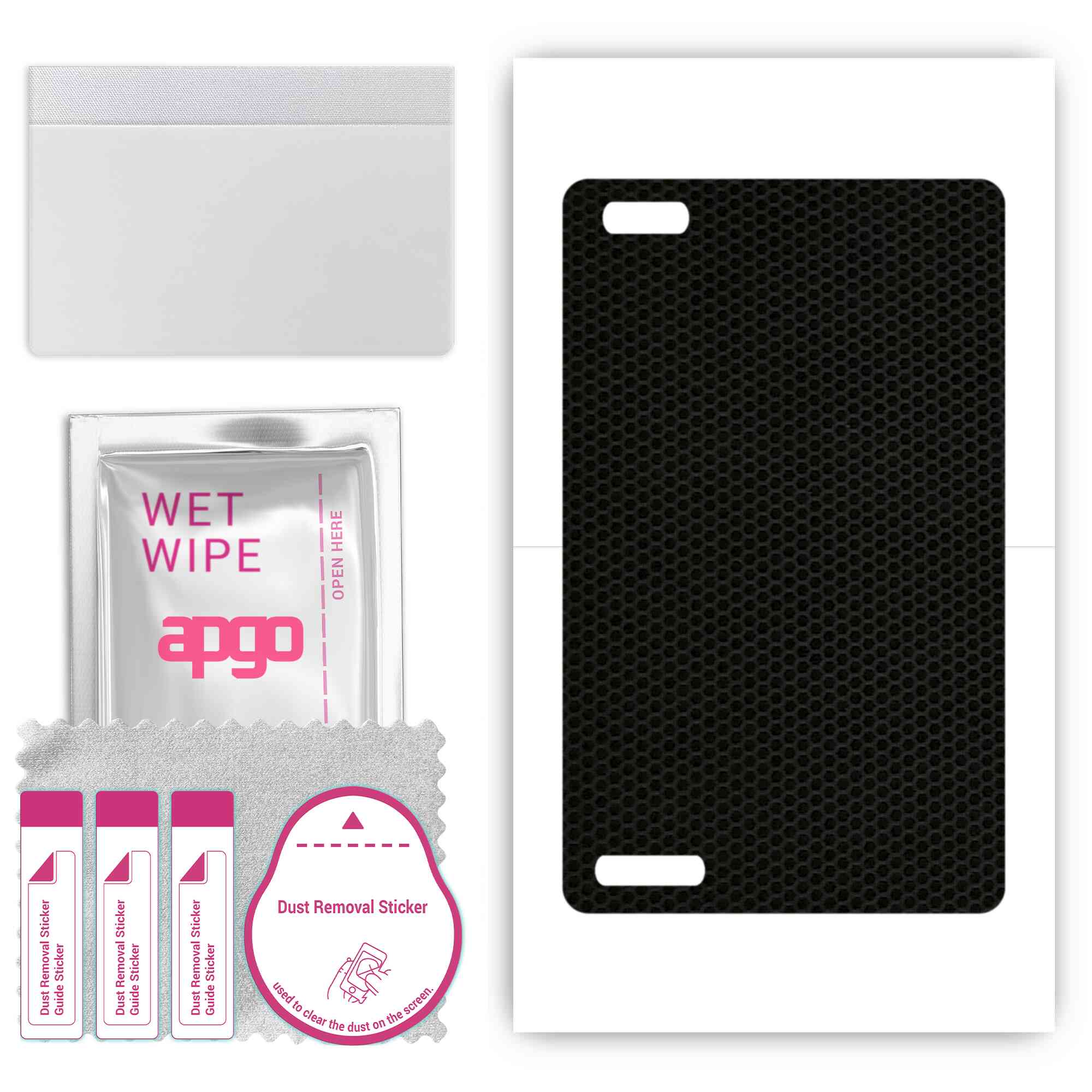 

apgo skin sticker film foil vinyl for the BACK compatible with Teclast P80X, scratch-resistant, easy to install - Matrix