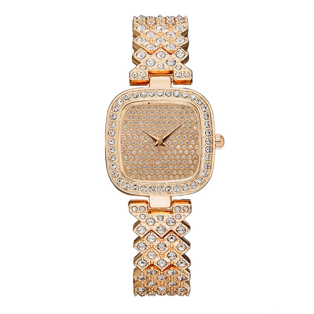 Luxury Square Dial Quartz Women s Watch - Trendy No-Marking Ladies Wristwatch