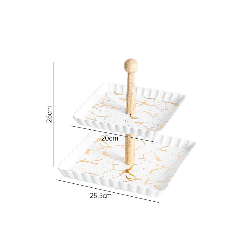 

Qianxing Multi-Tier Ceramic Serving Tray