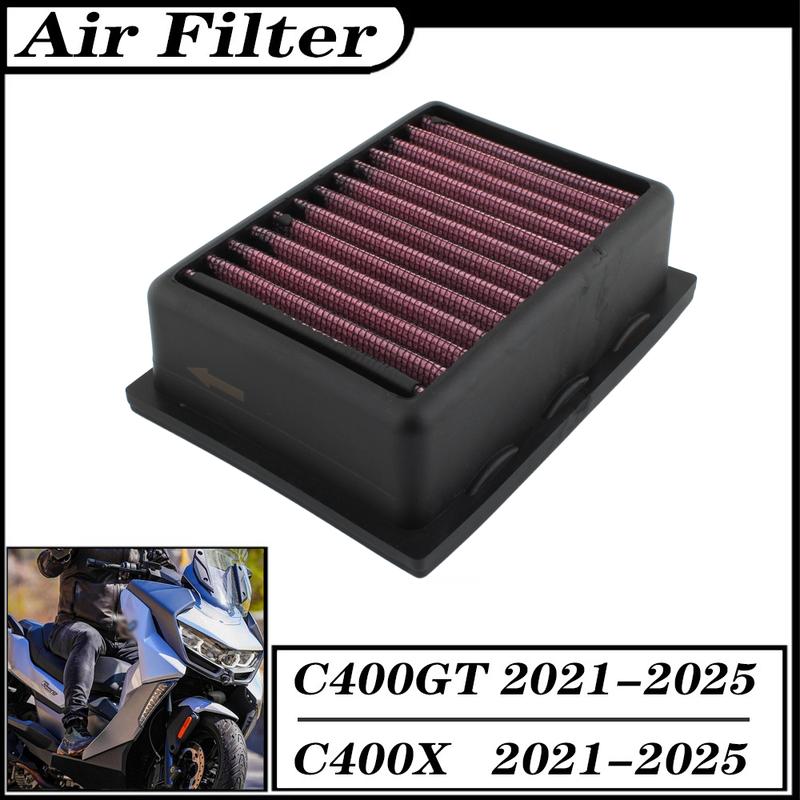 FOR BMW C400GT C400X 2021-2025 C400 GT C 400 X Motorcycle High Flow Air Filter Intake Cleaner