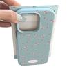 Suitable for Apple 16promax Floral and Fresh Phone Case Iphone15 Leather Textured Protective Case 14plus Soft Case