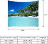 Ocean Beach Tapestry Wall Hanging,Tropical Paradise Palm Tree Coconut Tree Design, Bohemian Hippie Wall Decor For Bedroom