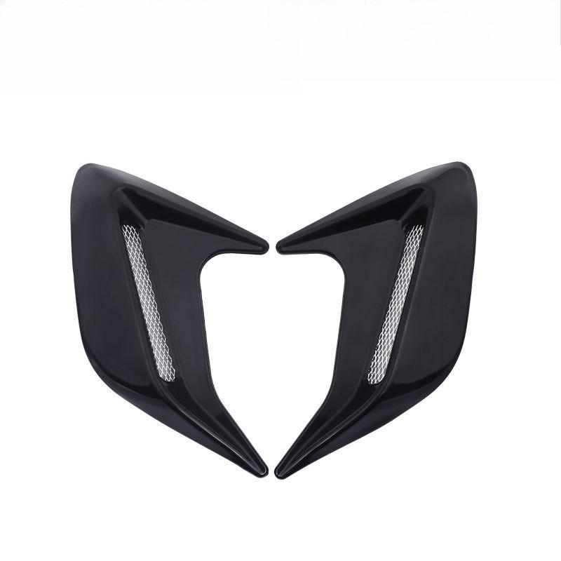 Car Front Bumper Decor Sticker Side Air Vent Car Splitter Wing Spoiler Canard Car decoration Universal