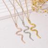 New Cross-Border Women's Punk Snake Pendant Necklace