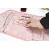 Portable Travel Storage Bag Foldable Design Jewelry Pouch Jewelry Case  Necklaces Earrings