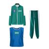 3 Pcs/Set Korean Game Cosplay Costume Sweatshirt Jacket Pants Vest Set Squid Series Outfit Casual Tracksuit for Women Men