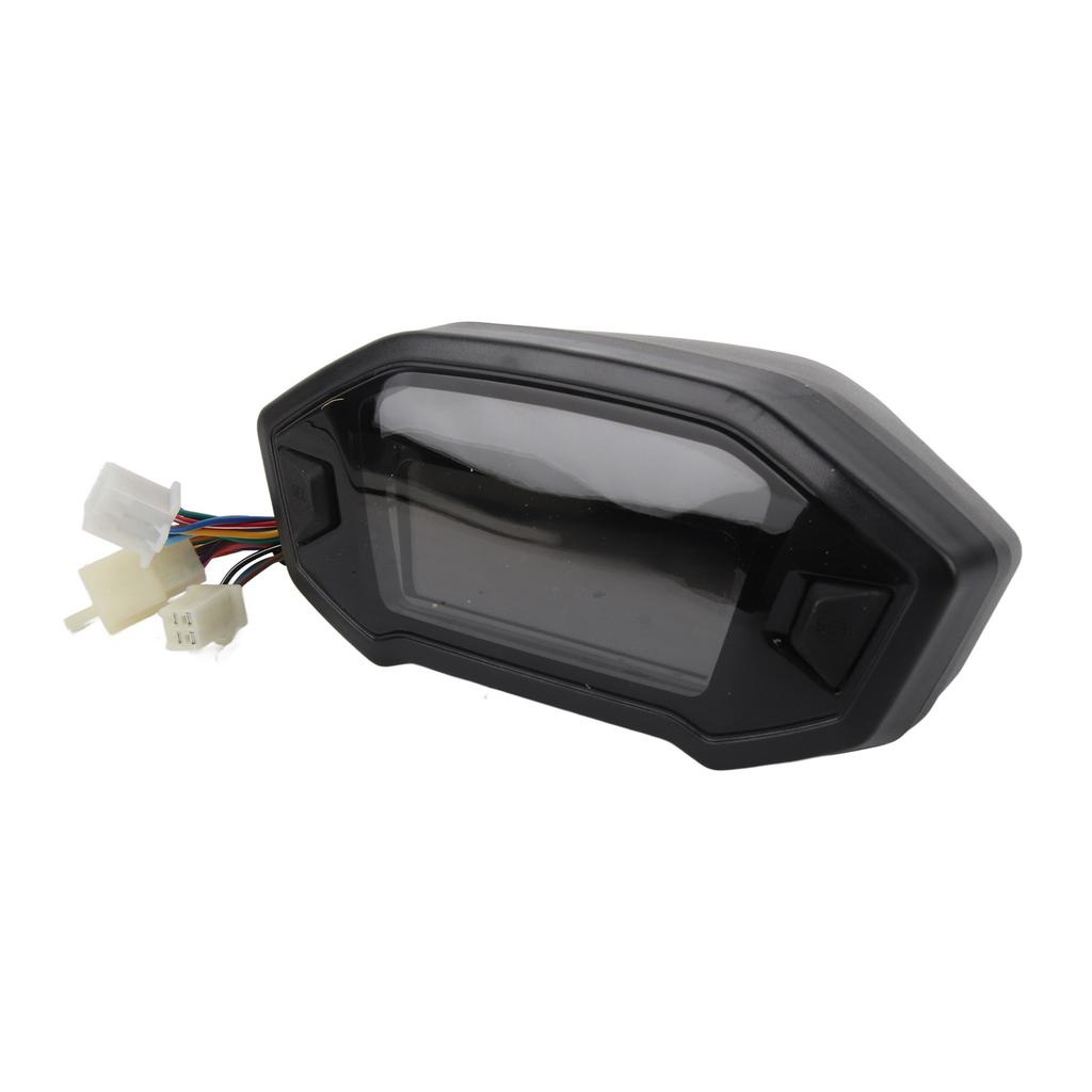 Motorcycle Instrument Panel LCD Digital Display Multifunctional Speedometer Odometer Tachometer for Motorbike