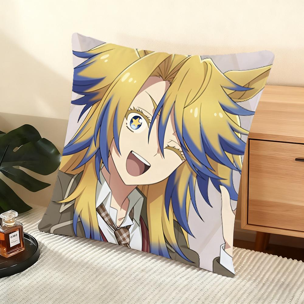 U-Umamusume Cushion Cover Soft Short Plush Pillow Cover Smooth Cozy Texture Aesthetic Cushion Case Home Decor